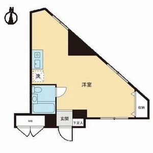 ワンルーム 間取り図