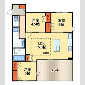 3LDK 間取り図