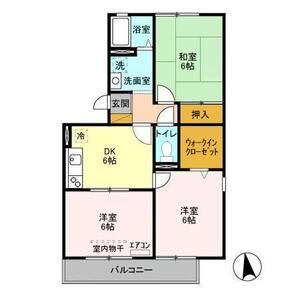 3DK 間取り図