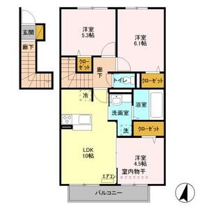 3LDK 間取り図