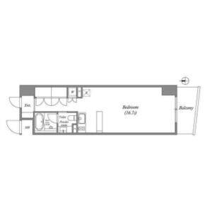 ワンルーム 間取り図