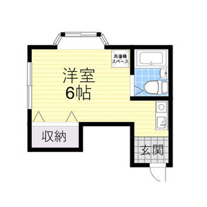 ワンルーム 間取り図