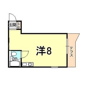 ワンルーム 間取り図