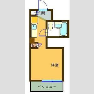 ワンルーム 間取り図
