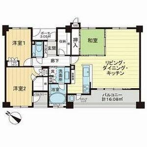 3LDK 間取り図