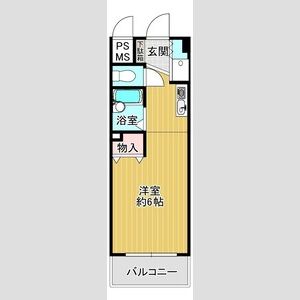 ワンルーム 間取り図