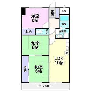3LDK 間取り図