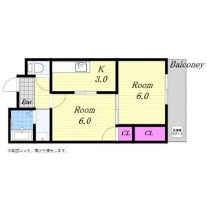 2K 間取り図