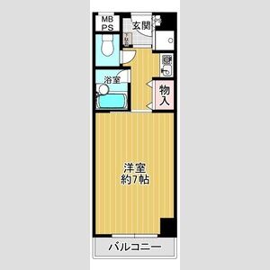 ワンルーム 間取り図