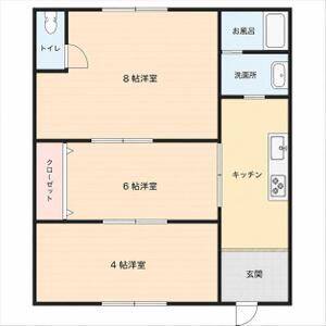 3K 間取り図