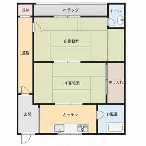 2K 間取り図