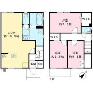 3LDK 間取り図
