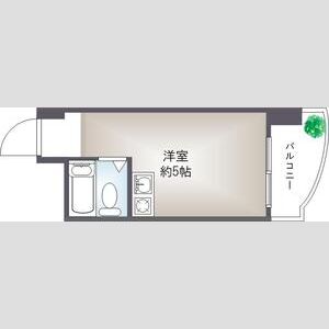 ワンルーム 間取り図