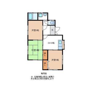 3DK 間取り図