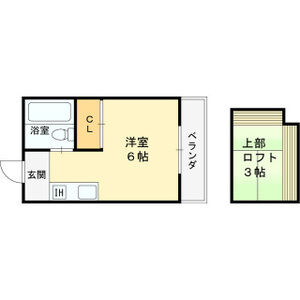 ワンルーム 間取り図
