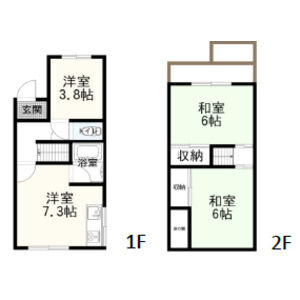 3DK 間取り図