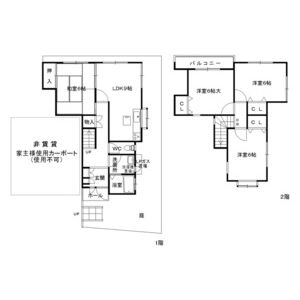 4LDK 間取り図