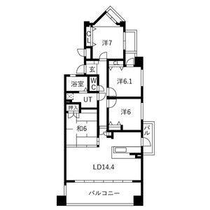4LDK 間取り図