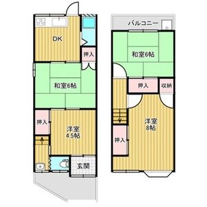 4DK 間取り図