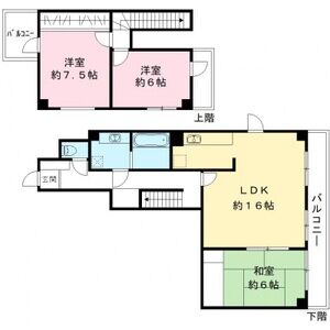 3LDK 間取り図