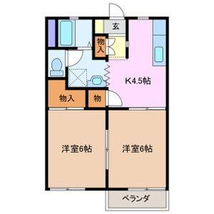 2K 間取り図