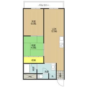 3DK 間取り図