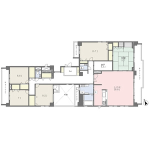 5LDK 間取り図