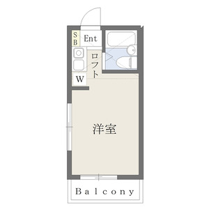 ワンルーム 間取り図