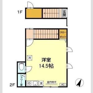 ワンルーム 間取り図