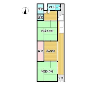 3K 間取り図