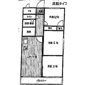 3DK 間取り図
