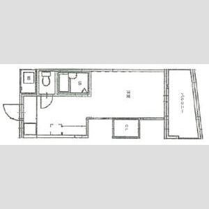 ワンルーム 間取り図