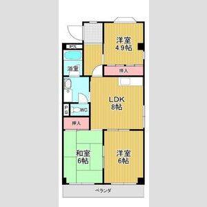 3LDK 間取り図