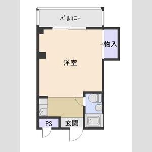 ワンルーム 間取り図
