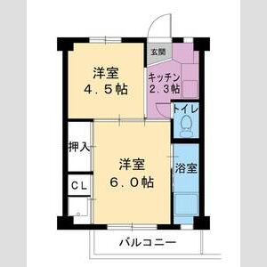 2K 間取り図