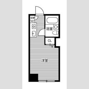 ワンルーム 間取り図