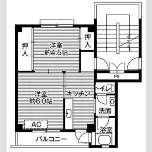 2K 間取り図
