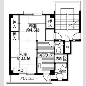 2K 間取り図