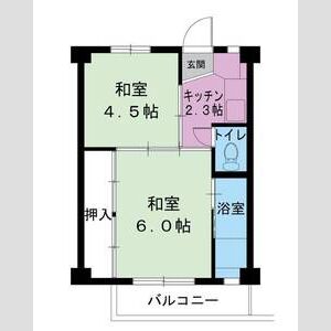 2K 間取り図