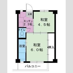 2K 間取り図