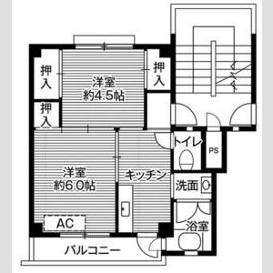 2K 間取り図