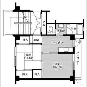 2K 間取り図
