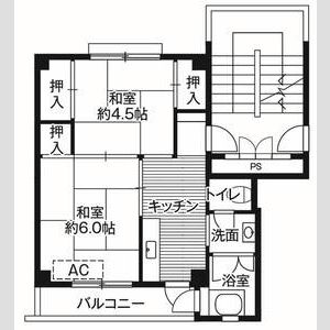 2K 間取り図