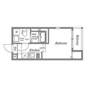 ワンルーム 間取り図