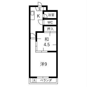 2K 間取り図