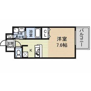 ワンルーム 間取り図