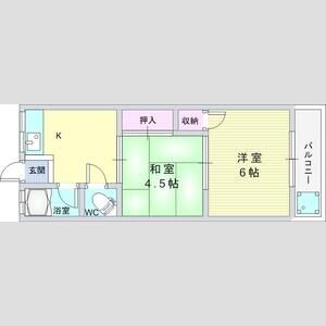 2K 間取り図