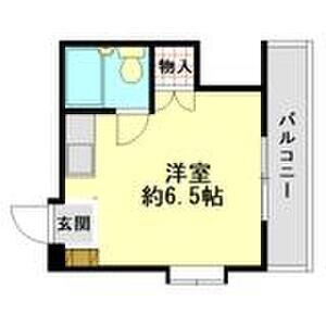 ワンルーム 間取り図