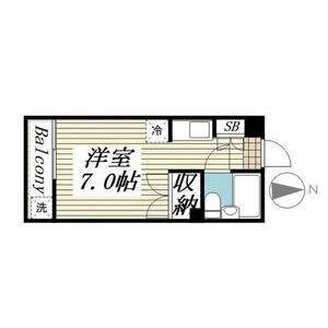 ワンルーム 間取り図