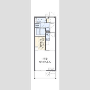 ワンルーム 間取り図